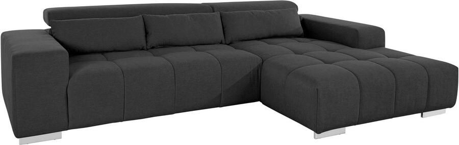 COTTA Hoekbank Orion L-vorm met hoofdbordverstelling & 3 lendenkussens - Foto 9