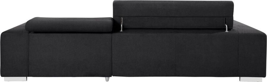 COTTA Hoekbank Orion L-vorm met hoofdbordverstelling & 3 lendenkussens - Foto 10