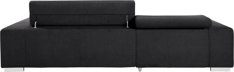 COTTA Hoekbank Orion L-vorm met hoofdbordverstelling & 3 lendenkussens - Foto 9