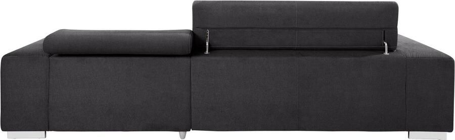 COTTA Hoekbank Orion L-vorm met hoofdbordverstelling & 3 lendenkussens - Foto 10