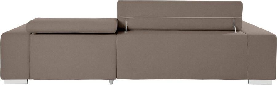 COTTA Hoekbank Orion L-vorm met hoofdbordverstelling & 3 lendenkussens - Foto 10