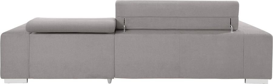 COTTA Hoekbank Orion L-vorm met hoofdbordverstelling & 3 lendenkussens - Foto 10