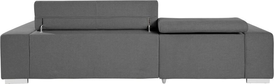 COTTA Hoekbank Orion L-vorm met hoofdbordverstelling & 3 lendenkussens - Foto 10