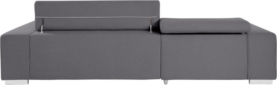 COTTA Hoekbank Orion L-vorm met hoofdbordverstelling & 3 lendenkussens - Foto 10