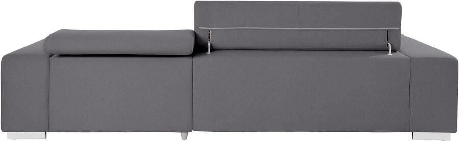 COTTA Hoekbank Orion L-vorm met hoofdbordverstelling & 3 lendenkussens - Foto 10