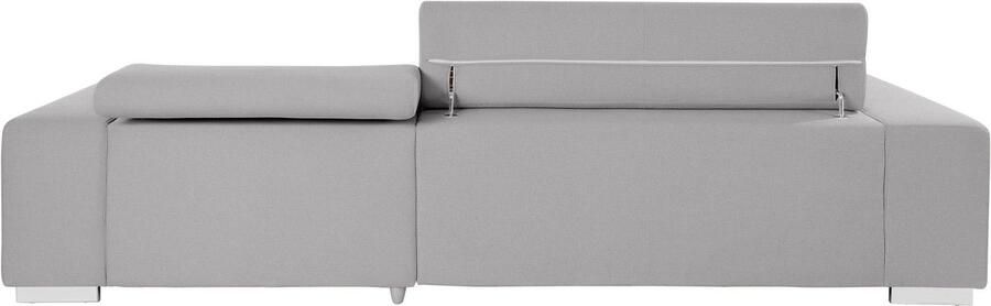 COTTA Hoekbank Orion L-vorm met hoofdbordverstelling & 3 lendenkussens - Foto 10