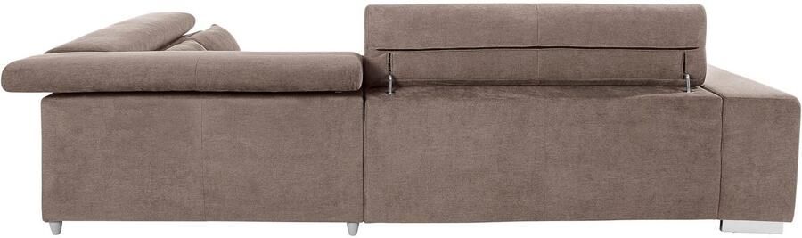 COTTA Hoekbank Orion L-vorm met hoofdbordverstelling & 5 lendenkussens - Foto 9