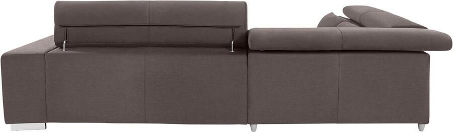 COTTA Hoekbank Orion L-vorm met hoofdbordverstelling & 5 lendenkussens - Foto 9