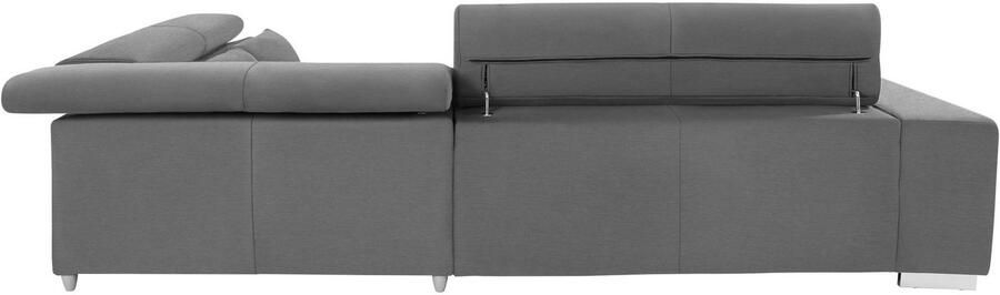 COTTA Hoekbank Orion L-vorm met hoofdbordverstelling & 5 lendenkussens - Foto 9