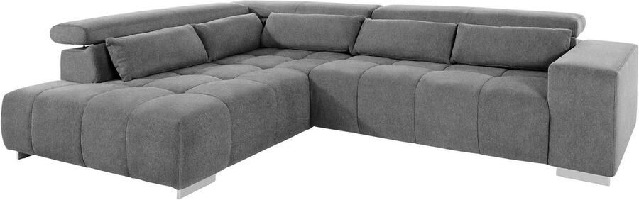 COTTA Hoekbank Orion L-vorm met hoofdbordverstelling & 5 lendenkussens - Foto 8