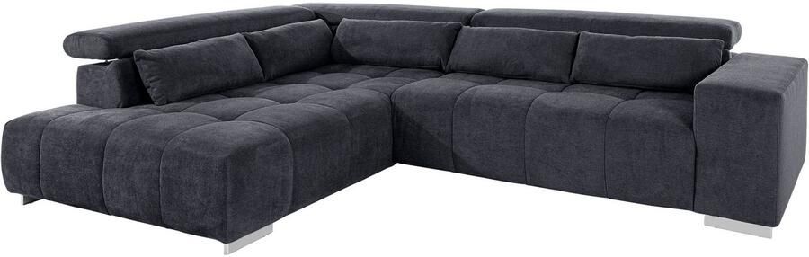 COTTA Hoekbank Orion L-vorm met hoofdbordverstelling & 5 lendenkussens - Foto 8