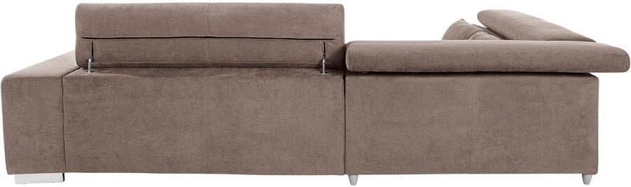 COTTA Hoekbank Orion L-vorm met hoofdbordverstelling & 5 lendenkussens - Foto 9