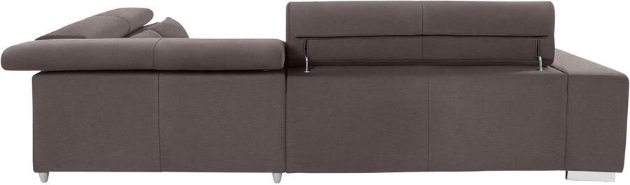 COTTA Hoekbank Orion L-vorm met hoofdbordverstelling & 5 lendenkussens - Foto 9