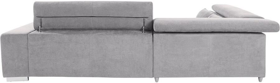 COTTA Hoekbank Orion L-vorm met hoofdbordverstelling & 5 lendenkussens - Foto 9