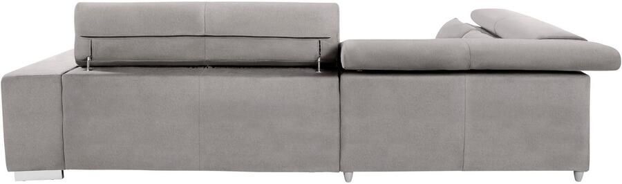 COTTA Hoekbank Orion L-vorm met hoofdbordverstelling & 5 lendenkussens - Foto 9