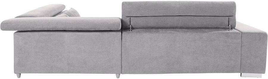 COTTA Hoekbank Orion L-vorm met hoofdbordverstelling & 5 lendenkussens - Foto 10