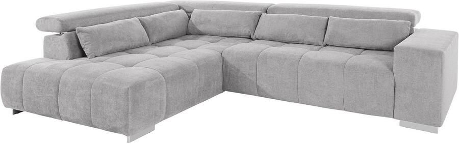 COTTA Hoekbank Orion L-vorm met hoofdbordverstelling & 5 lendenkussens - Foto 8