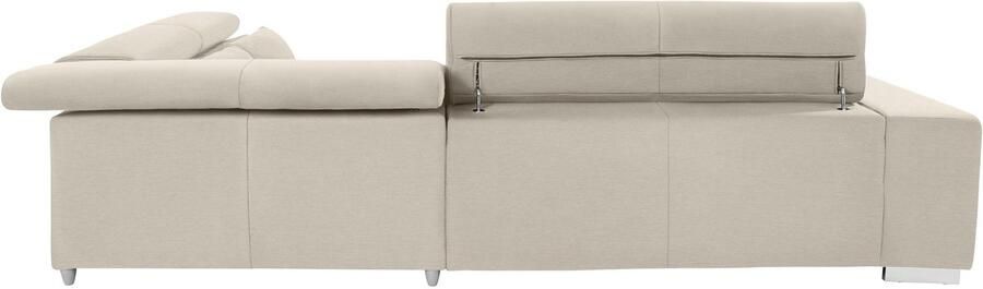COTTA Hoekbank Orion L-vorm met hoofdbordverstelling & 5 lendenkussens - Foto 10