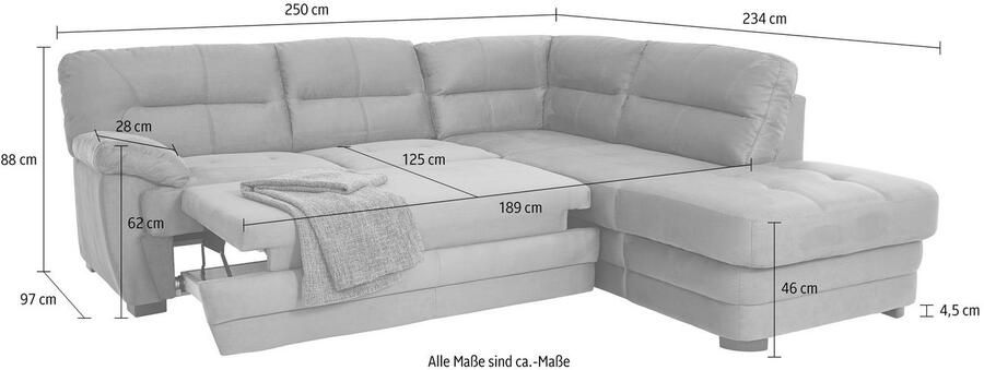 COTTA Hoekbank Royale L-vorm optioneel met slaapfunctie - Foto 8