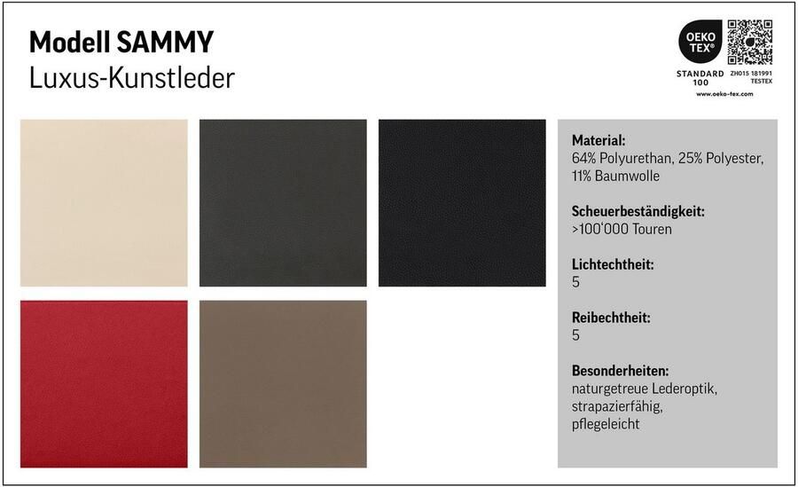 COTTA Zithoek Sammy U-vorm met verstelbaar hoofdeind naar keuze met slaapfunctie & bedkist - Foto 5