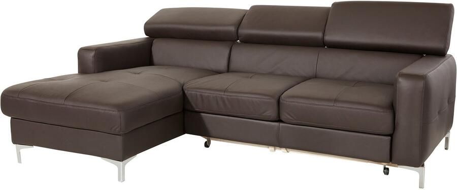 COTTA Hoekbank Sammy L-vorm met verstelbare hoofdsteun naar keuze met slaapfunctie - Foto 8