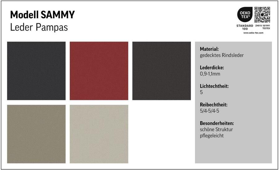 COTTA Hoekbank Sammy L-vorm met verstelbare hoofdsteun naar keuze met slaapfunctie - Foto 3