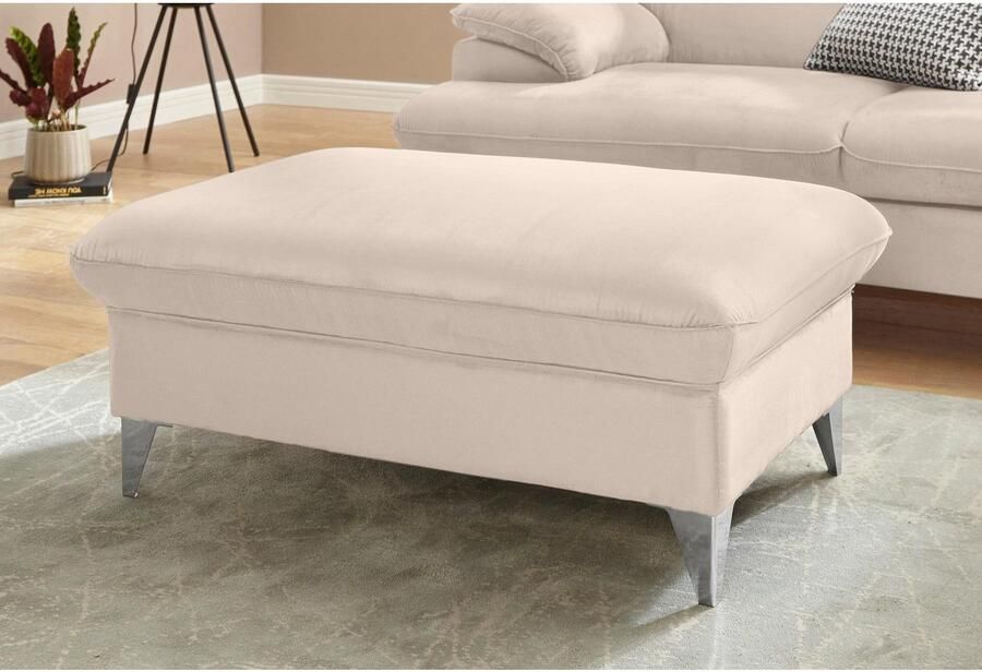 COTTA Zithoek Caluso L-vorm Set bestaande uit: hoekbank met hoofdverstelling & hocker - Foto 2