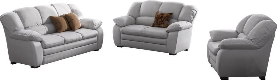 COTTA Zithoek Casino bankset 3-2-1 zitplaatsen woonkamer set 3-delig fauteuil 2-zits 2 5-zits hoge rugleuning (set 3-delig) - Foto 6