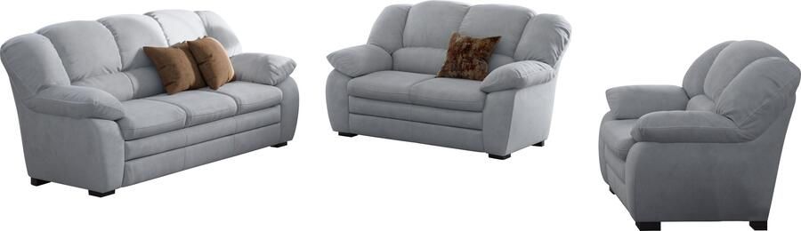 COTTA Zithoek Casino bankset 3-2-1 zitplaatsen woonkamer set 3-delig fauteuil 2-zits 2 5-zits hoge rugleuning (set 3-delig) - Foto 6