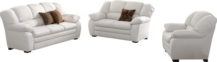 COTTA Zithoek Casino bankset 3-2-1 zitplaatsen woonkamer set 3-delig fauteuil 2-zits 2 5-zits hoge rugleuning (set 3-delig) - Foto 7