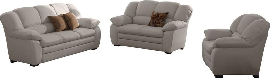 COTTA Zithoek Casino bankset 3-2-1 zitplaatsen woonkamer set 3-delig fauteuil 2-zits 2 5-zits hoge rugleuning (set 3-delig) - Foto 6