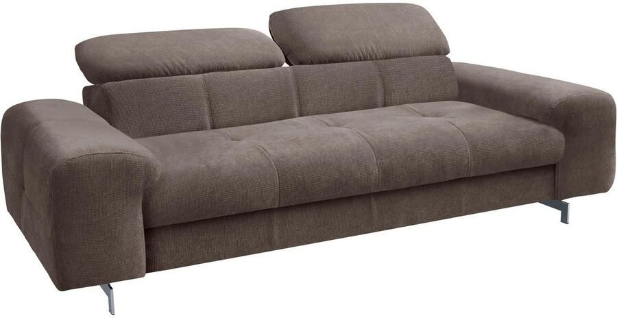 COTTA Zithoek Chef Set bestaande uit: 3-zitsbank met hoofdverstelling & hocker (set) - Foto 5