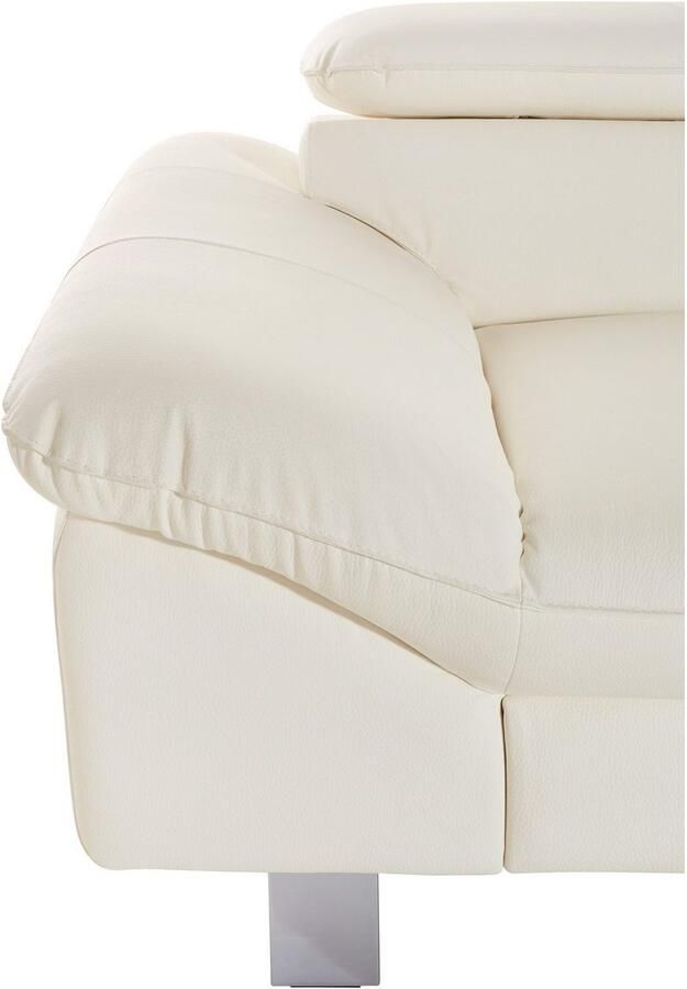 COTTA Zithoek Driver L-vorm Set bestaande uit: hoekbank met hoofdverstelling & hocker (set) - Foto 11