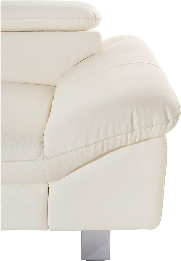 COTTA Zithoek Driver L-vorm Set bestaande uit: hoekbank met hoofdverstelling & hocker (set) - Foto 10