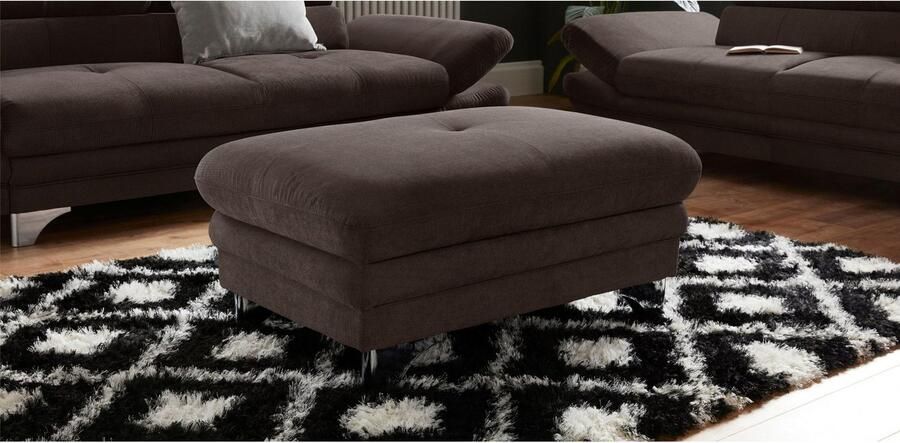 COTTA Zithoek Enterprise Set bestaande uit 2 5-zitsbank met arm- & hoofdverstelling & hocker (set) - Foto 10