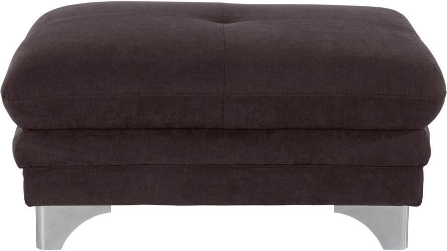 COTTA Zithoek Enterprise L-vorm Set bestaande uit: hoekbank met arm- & hoofdverstelling & hocker (set) - Foto 6