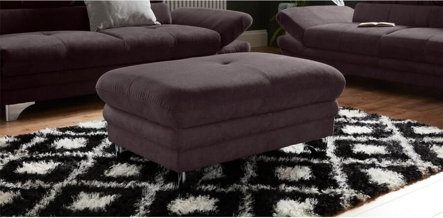 COTTA Zithoek Enterprise Set bestaande uit 2 5-zitsbank met arm- & hoofdverstelling & hocker (set) - Foto 13