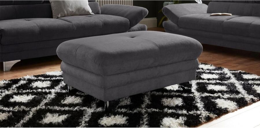 COTTA Zithoek Enterprise Set bestaande uit 2 5-zitsbank met arm- & hoofdverstelling & hocker (set) - Foto 10