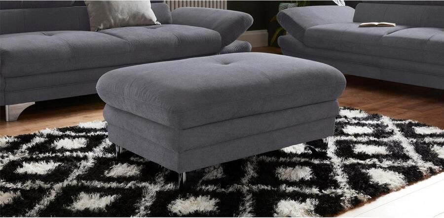 COTTA Zithoek Enterprise Set bestaande uit 2 5-zitsbank met arm- & hoofdverstelling & hocker (set) - Foto 10