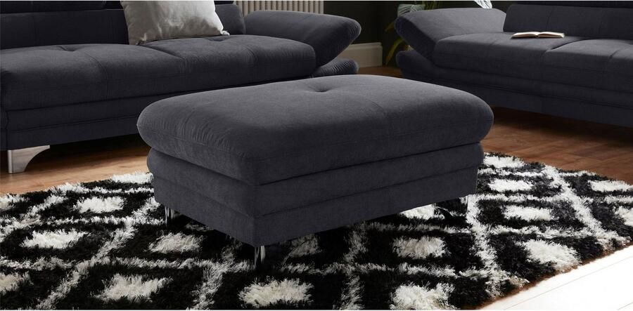 COTTA Zithoek Enterprise Set bestaande uit 2 5-zitsbank met arm- & hoofdverstelling & hocker (set) - Foto 10