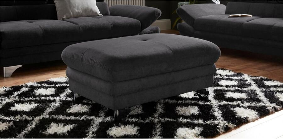 COTTA Zithoek Enterprise Set bestaande uit 2 5-zitsbank met arm- & hoofdverstelling & hocker (set) - Foto 10