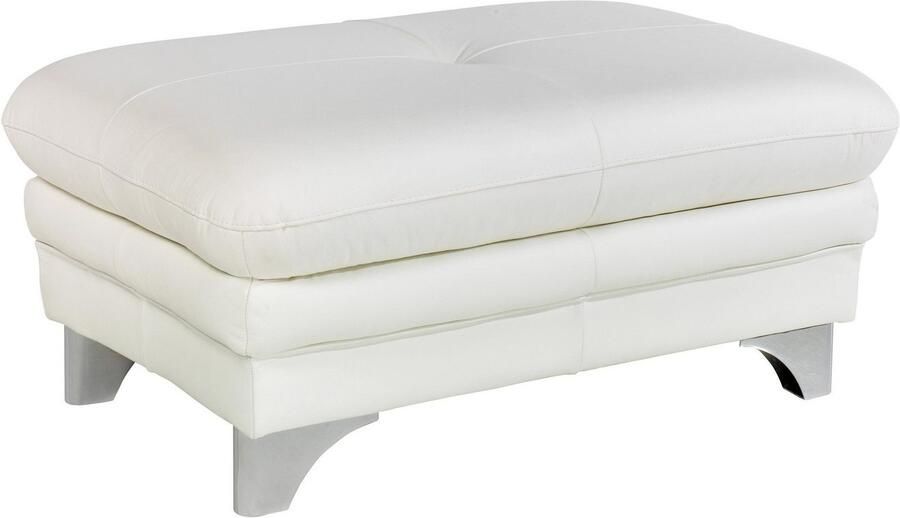 COTTA Zithoek Enterprise L-vorm Set bestaande uit: hoekbank met arm- & hoofdverstelling & hocker (set) - Foto 18