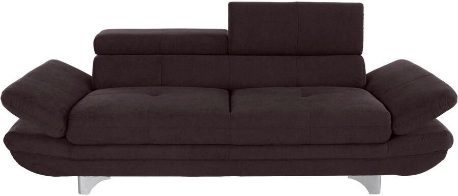 COTTA Zithoek Enterprise Set bestaande uit 2 5-zitsbank met arm- & hoofdverstelling & hocker (set) - Foto 18