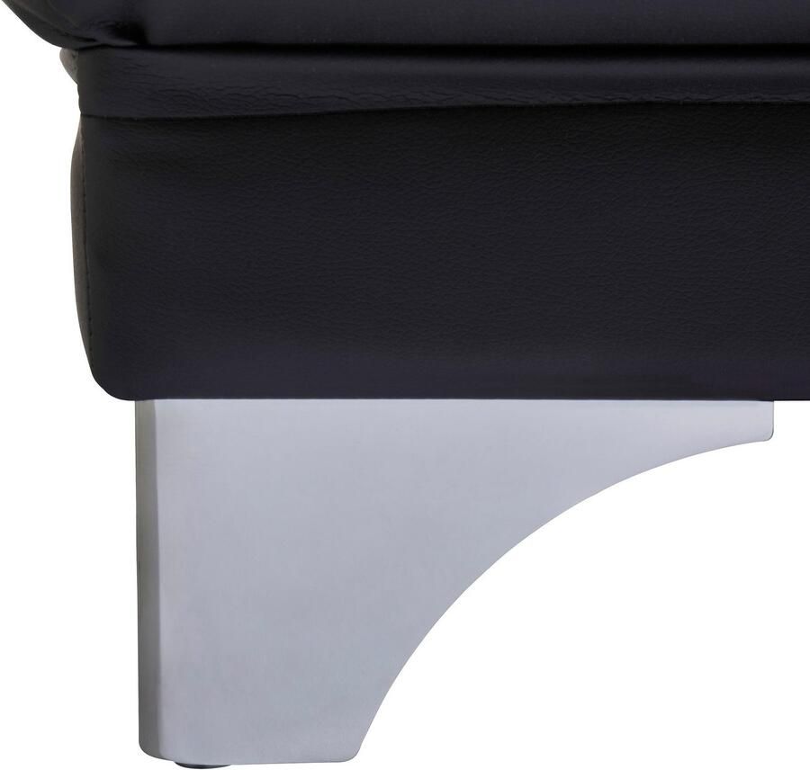 COTTA Zithoek Enterprise Set bestaande uit: 3-zitsbank met arm- & hoofdverstelling & hocker (set)