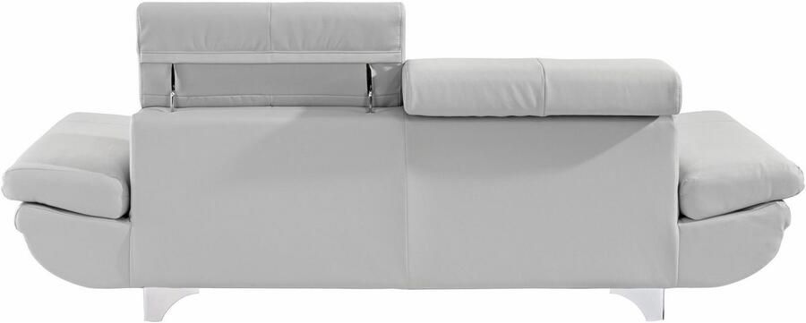 COTTA Zithoek Enterprise Set bestaande uit: 3-zitsbank met arm- & hoofdverstelling & hocker (set) - Foto 11