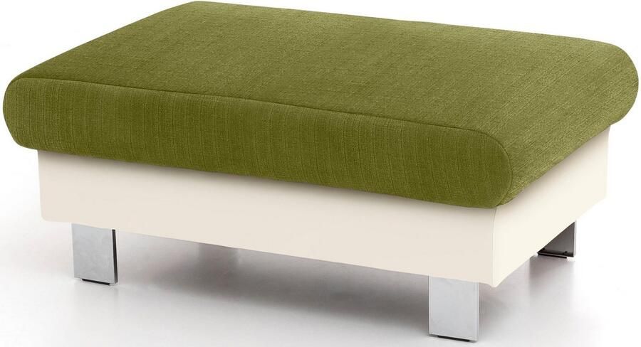 COTTA Zithoek Komaris U-vorm Set bestaande uit: woonlandschap met hoofdverstelling & hocker (set) - Foto 3