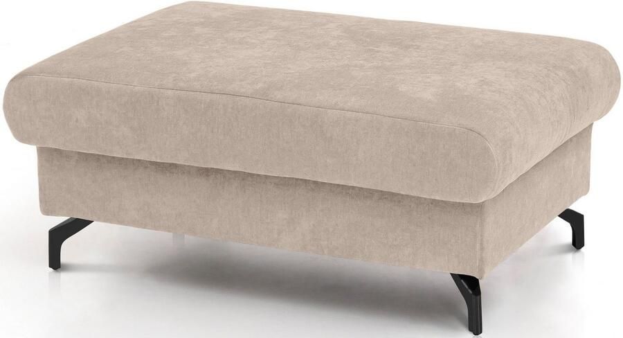 COTTA Zithoek Komaris L-vorm Set bestaande uit: hoekbank met hoofdverstelling & hocker (set) - Foto 5
