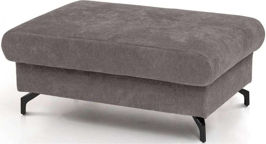 COTTA Zithoek Kitty L-vorm B: 249 resp. 100 cm (set: hoekbank & hocker) (set) - Foto 5