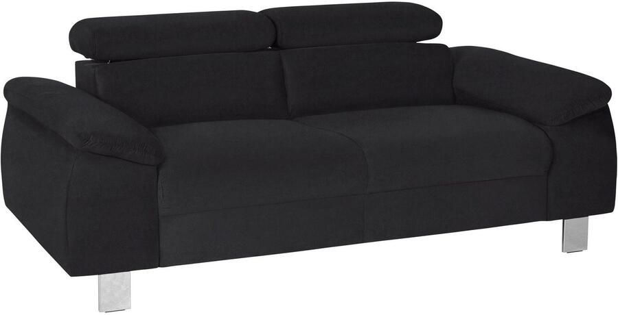 COTTA Zithoek Komaris Set bestaande uit: 2-zitsbank met hoofdverstelling & hocker (set) - Foto 8