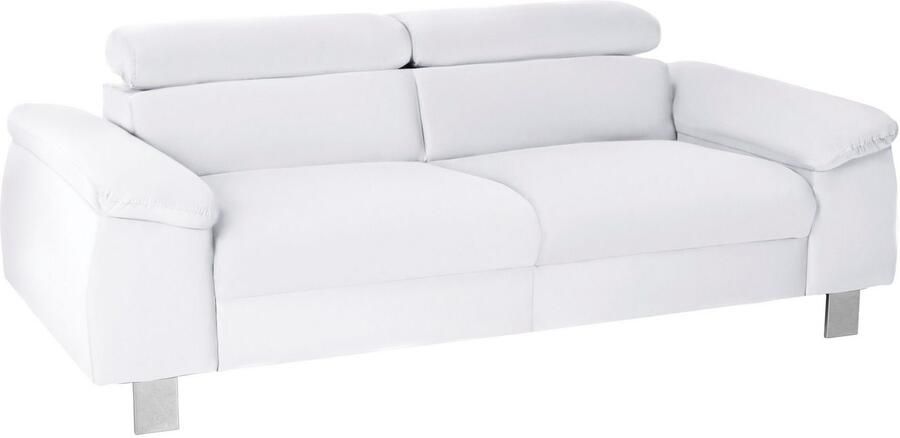 COTTA Zithoek Komaris Set bestaande uit: 3-zitsbank met hoofdverstelling & hocker (set) - Foto 9